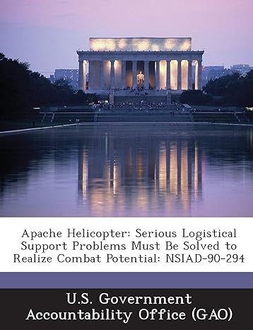 apache helicopter serious logistical support problems must be solved to realize combat potential nsiad 90 294