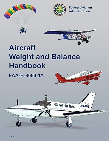 aircraft weight and balance handbook faa h 8083 1a 1st edition federal aviation administration ,u s
