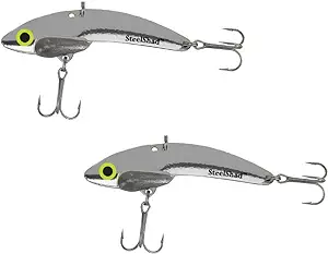 steelshad mini series 2 pack lipless crankbait for freshwater fishing perfect for ice fishing pan fishing