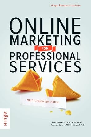 online marketing for professional services 1st edition lee w frederiksen ,sean t mcvey ,sylvia s montgomery