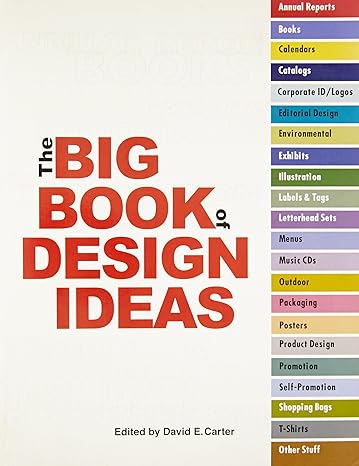 the big book of design ideas 1st edition david e carter 0060087633, 978-0060087630