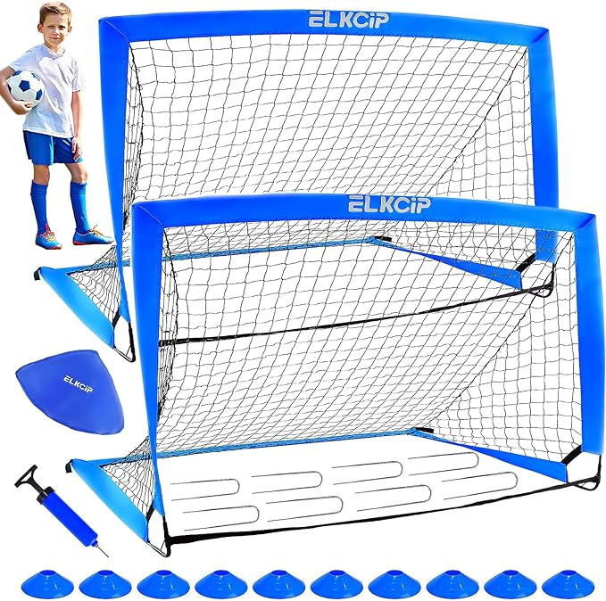 kids soccer goals for backyard 2 of 4 x 3 portable soccer nets training equipment pop up soccer net for youth