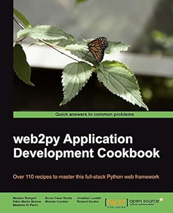 web2py application development cookbook 1st edition pablo martin mulone ,alejandro reingart ,richard gordon