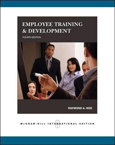employee training and development 4th edition raymond a. noe 0071259341, 978-0071259347