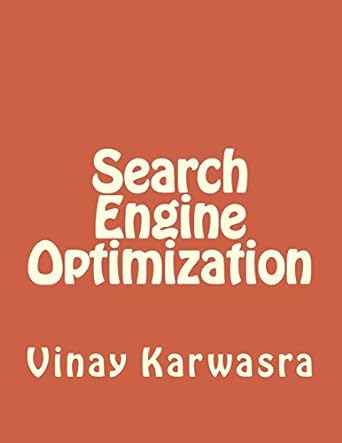 search engine optimization 1st edition vinay karwasra 1982065354, 978-1982065355