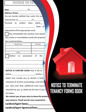 notice to terminate tenancy forms book 1st edition shirley diaz 979-8440520776