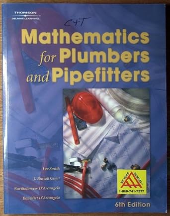 mathematics for plumbers and pipefitters 6th edition lee smith 1401821103, 978-1401821104