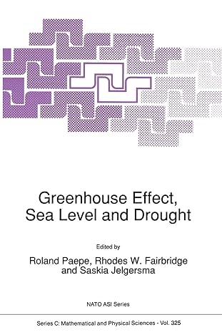 greenhouse effect sea level and drought 1st edition r paepe ,rhodes w fairbridge ,saskia jelgersma