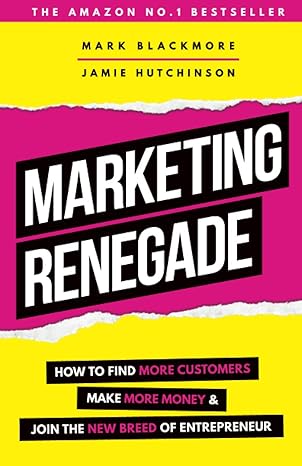 marketing renegade how to find more customers make more money and join the new breed of entrepreneur 1st