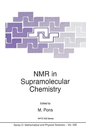 nmr in supramolecular chemistry 1st edition m pons 9401059500, 978-9401059503