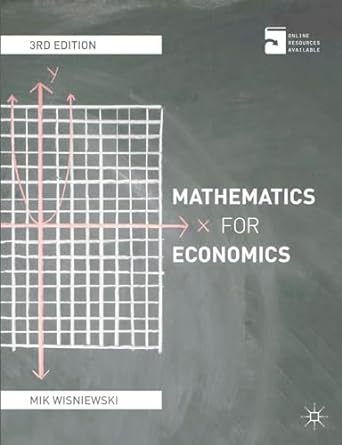 mathematics for economics 3rd edition mik wisniewski 0230278922, 978-0230278929