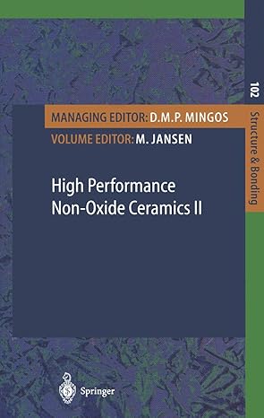 high performance non oxide ceramics ii 1st edition d m p mingos, m jansen 3642077242, 978-3642077241