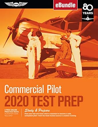 commercial pilot test prep 2020 study and prepare pass your test and know what is essential to become a safe