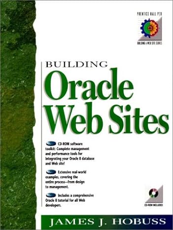 building oracle websites 1st edition james j hobuss 013079841x, 978-0130798411