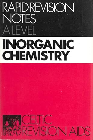 rapid revision notes a level inorganic chemistry 1st edition e j perkins 0863051154, 978-0863051159
