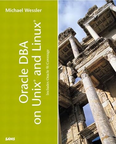 oracle dba on unix and linux 1st edition mike wessler 0672321580, 978-0672321580