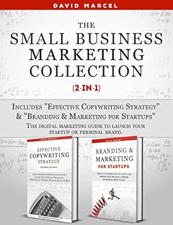 the small business marketing collection includes effective copywriting strategy and branding and marketing