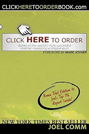 click here to order stories of the worlds most successful internet marketing entrepreneurs 1st edition joel