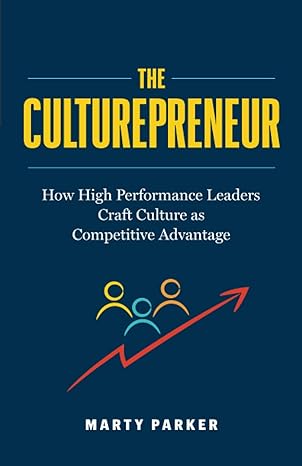 the culturepreneur how high performance leaders craft culture as competitive advantage 1st edition marty