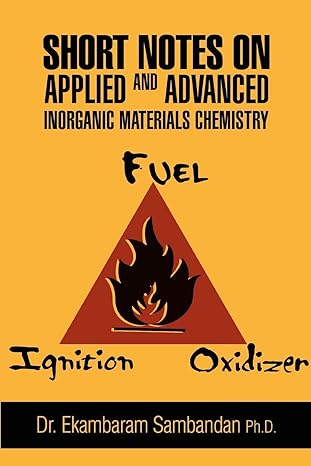 short notes on applied and advanced inorganic materials chemistry 1st edition ekambaram sambandan 0595393748,
