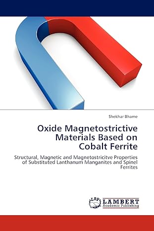 oxide magnetostrictive materials based on cobalt ferrite structural magnetic and magnetostricitve properties