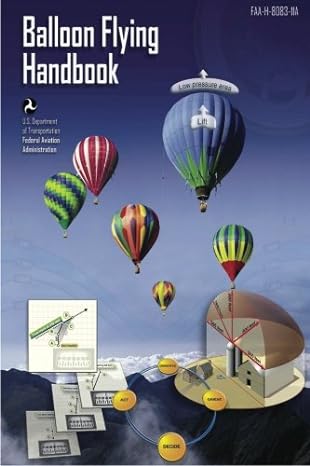 balloon flying handbook 1st edition the federal aviation administration faa 1601703430, 978-1601703439