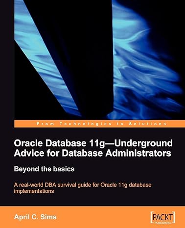 oracle database 11g underground advice for database administrators beyond the basics a real world dba