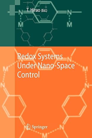 redox systems under nano space control 1st edition toshikazu hirao 3642067360, 978-3642067365