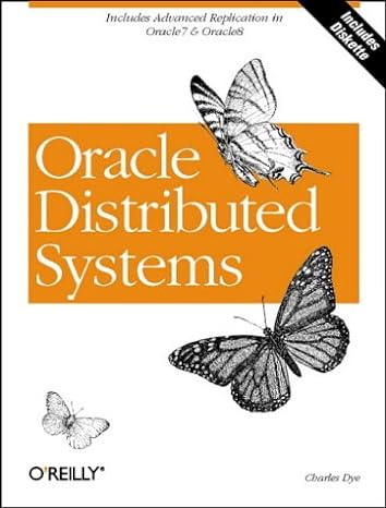 oracle distributed systems 1st edition charles dye b00009b1uo