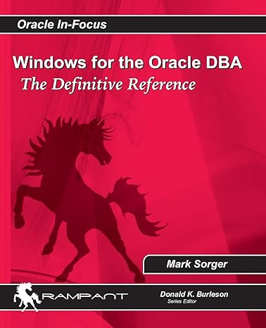 windows for the oracle dba the definitive reference 1st edition mark sorger 0977671518, 978-0977671519