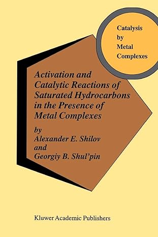 activation and catalytic reactions of saturated hydrocarbons in the presence of metal complexes 2000th