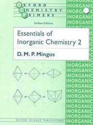 essentials of inorganic chemistry 2 1st edition d m p mingos 0195674103, 978-0195674101