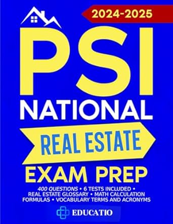 psi national real estate exam prep 1st edition educatio publishing 979-8866124466
