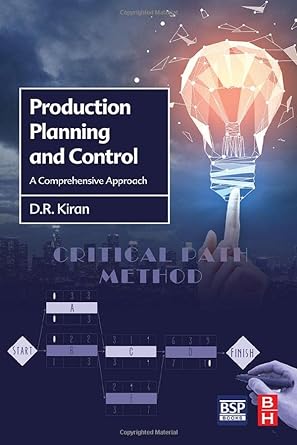 production planning and control a comprehensive approach 1st edition d.r. kiran 0128183640, 978-0128183649
