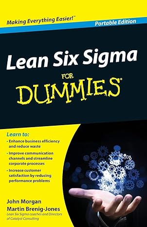 lean six sigma for dummies 1st edition john morgan ,martin brenig-jones 1119974437, 978-1119974437
