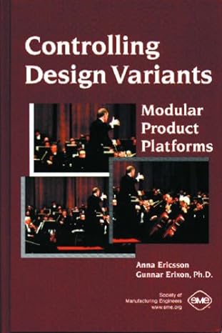 controlling design variants modular product platforms 1st edition anna ericsson ,gunnar erixon 0872635147,