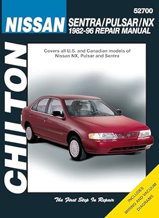 nissan chilton sentra pulsar nx 1982 96 repair manual 1st edition chilton 0801988160, 978-0801988165