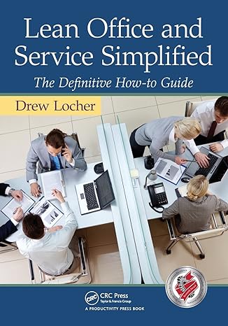 lean office and service simplified the definitive how to guide 1st edition drew locher 1439820317,