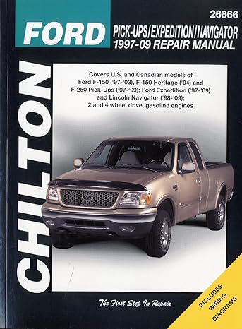 ford chilton pick ups expedition navigator 1997 09 repair manual 1st edition chilton 1563927926,
