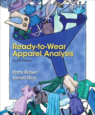 ready to wear apparel analysis 4th edition patty brown ,jannett rice 0133109895, 978-0133109894