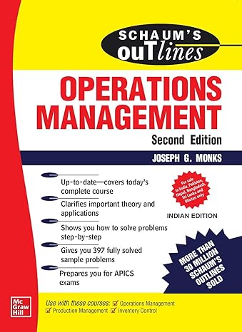 operations management 2nd edition joseph monks 9389691478, 978-9389691474