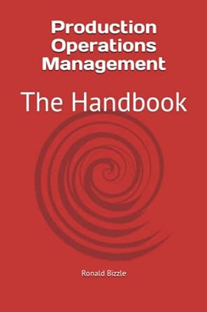 production operations management the handbook 1st edition ronald p bizzle jr 979-8375584850
