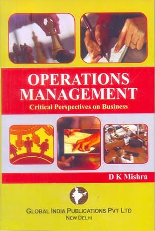 operations management critical perspectives on business 1st edition d. k. mishra 9380228228, 978-9380228228