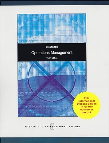operations management 10th edition william j. stevenson 0070091773, 978-0070091771