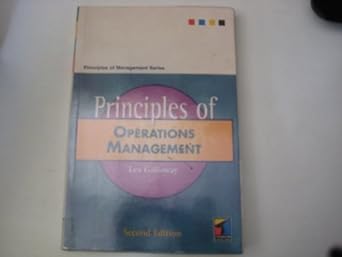 principles of operations management 2nd edition r. l. galloway 1861523785, 978-1861523785