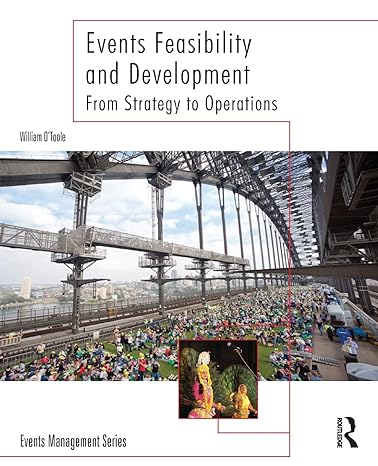 events feasibility and development from strategy to operations 1st edition william otoole 0750666404,