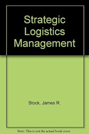 strategic logistics management 2nd edition james r. stock ,douglas m. lambert 0256033730, 978-0256033731