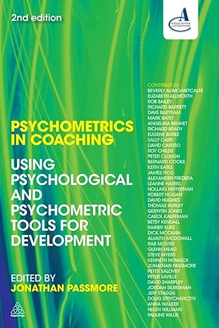 psychometrics in coaching using psychological and psychometric tools for development 2nd edition jonathan