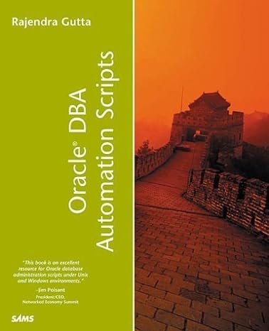 oracle dba automation scripts 1st edition rajendra gutta 0672322684, 978-0672322686