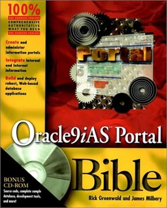 oracle9ias portal bible 1st edition rick greenwald ,james milbery b008sm8wy8